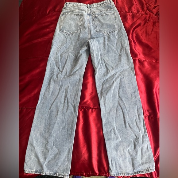 Romwe Blue Ripped Jeans - Picture 2 of 5